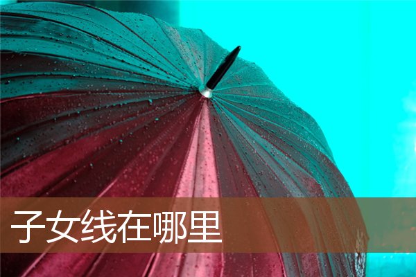 子女线在哪里 子女线在哪里