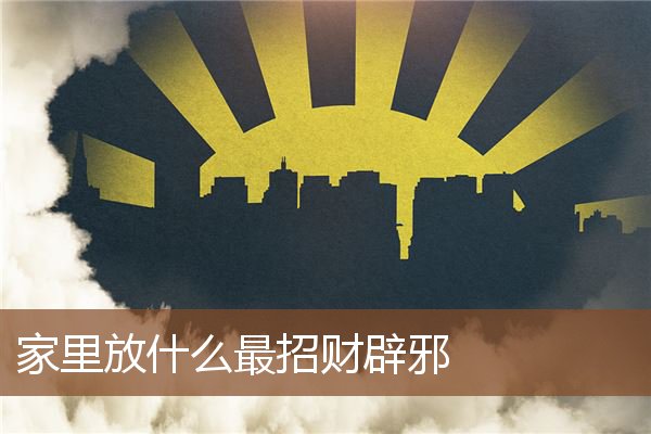 家里放什么最招财辟邪