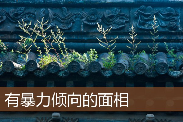 有暴力倾向的面相 有暴力倾向的面相