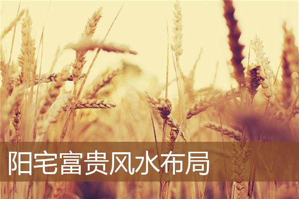 阳宅富贵风水布局 阳宅富贵风水布局