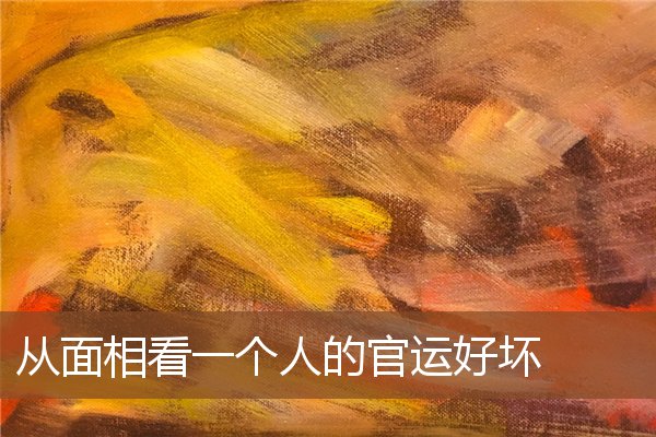 从面相看一个人的官运好坏 从面相看一个人的官运好坏