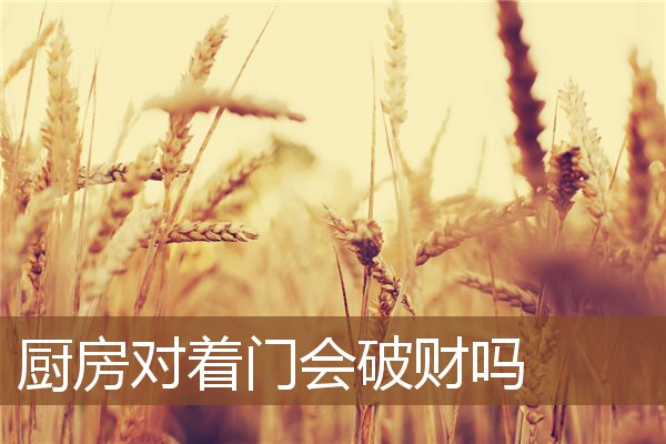 厨房对着门会破财吗 厨房对着门会破财吗