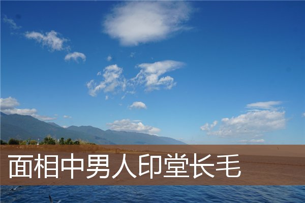 面相中男人印堂长毛 面相中男人印堂长毛