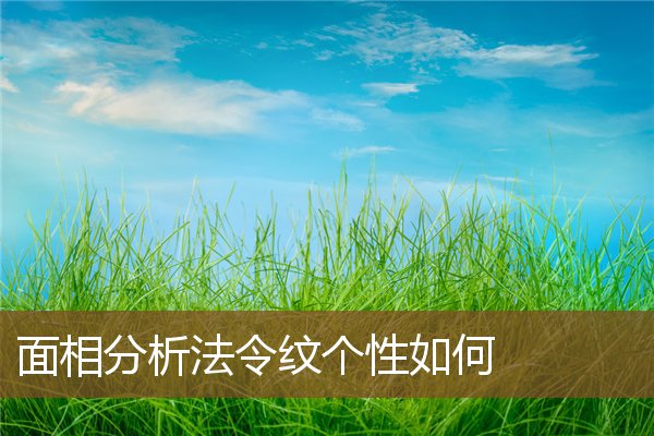 面相分析法令纹个性如何 面相分析法令纹个性如何